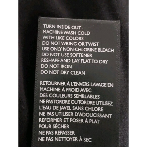 FP Beach Tunic Dress Women's XS Black Oversized Soft Flowy Side Slit - Picture 7 of 7